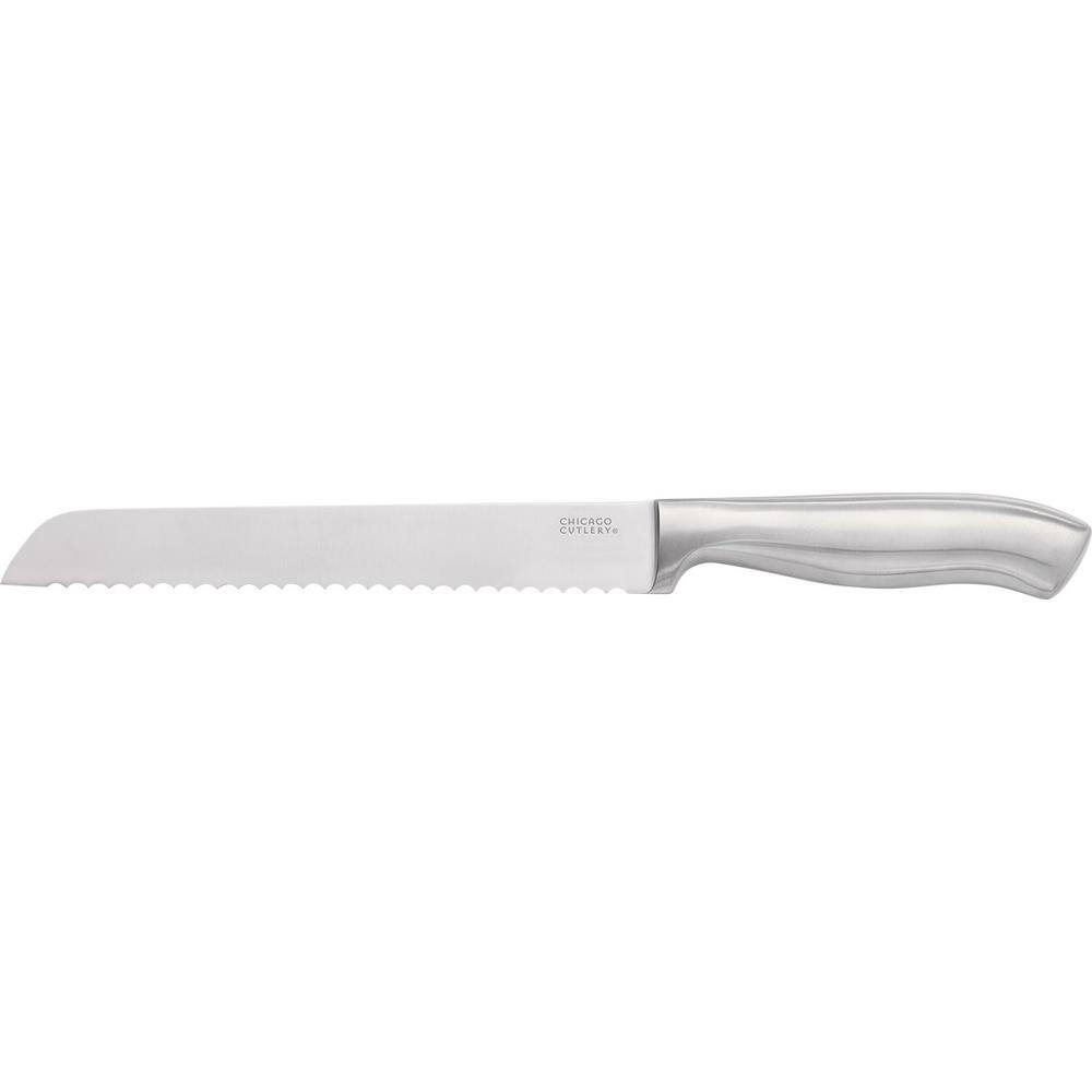 Chicago Cutlery Insignia Steel 13-Piece Kitchen Knife Set with Gray Wood Block