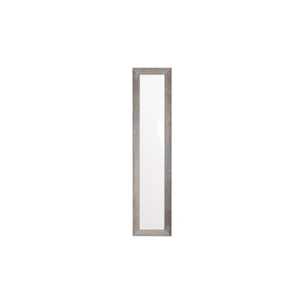 BrandtWorks Rustic-Weathered Gray Barnwood Mirror 16 in. W x 71 in. H