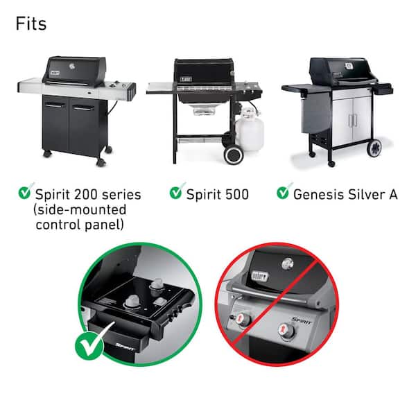 Lot De 5 Barres Aromatisantes P753F En Acier Porcelaine 7536 7537 Pour Barbecue Weber Genesis Silver B Et C, Spirit 700, Gold B & C, Genesis Platinum B & C Et Weber