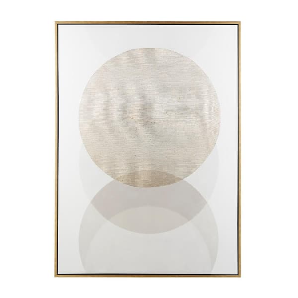 1- Panel Abstract Framed Wall Art 65 in. x 47 in.