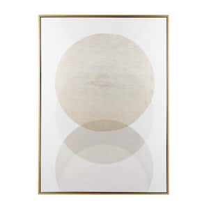 1- Panel Abstract Framed Wall Art 65 in. x 47 in.