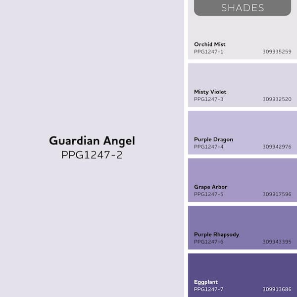 Glidden Premium 1 qt. PPG1247-2 Guardian Angel Flat Interior Paint