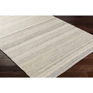 Nottingham Charcoal/Gray 6 ft. x 9 ft. Striped Indoor Area Rug