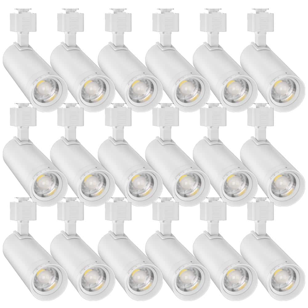 15W J-Type White Integrated LED Track Light Head, 5 CCT Selectable, 1200LM, CRI90+(18Pack) price history on PriceWatchPro