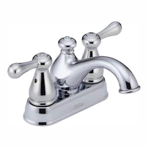 Leland 4 in. Centerset 2-Handle Bathroom Faucet in Chrome