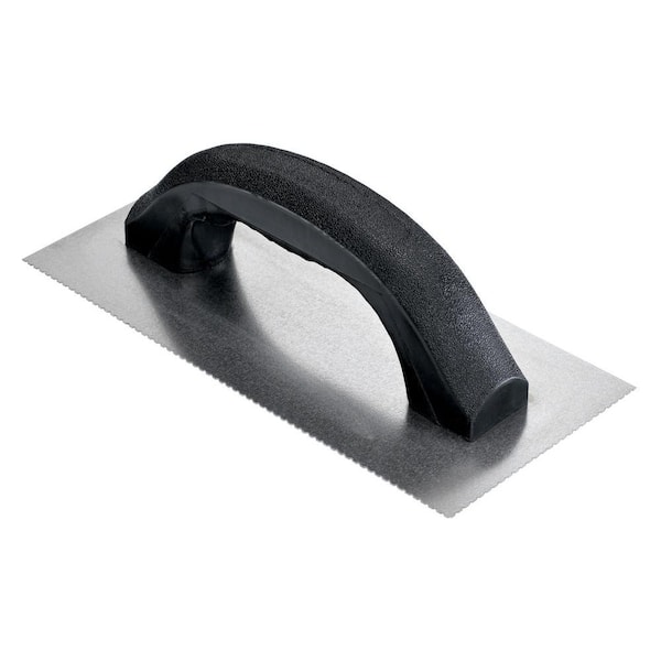 Roberts 1 16 In X 1 32 In X 5 64 In U Notch Vct And Flooring Trowel The Home Depot