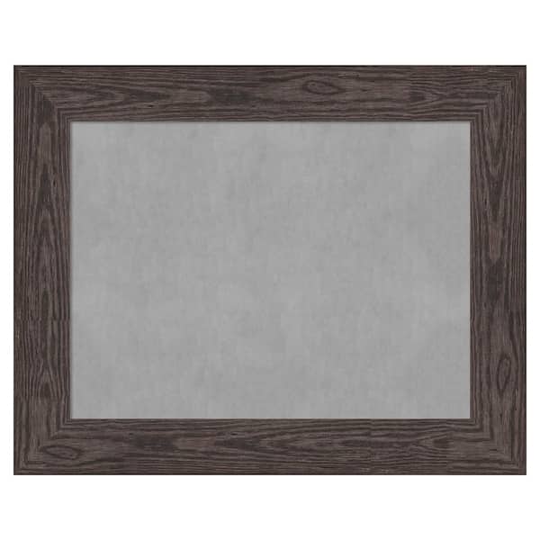 Amanti Art Bridge Black 30 in. x 24 in. Framed Magnetic Board