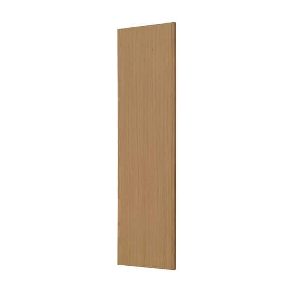 Avondale 24 in. W x 90 in. H Refrigerator End Panel in White Oak
