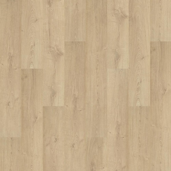 Unbranded Take Home Sample - Sebastian Sand Oak Waterproof Hybrid Resilient Flooring