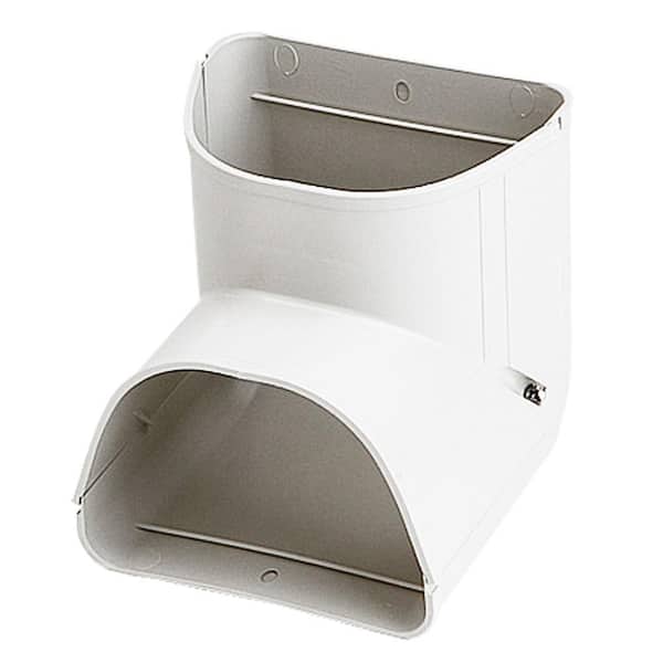 Fortress Lineset Covers 3.5 in. 90° in Vertical Ell, White 92