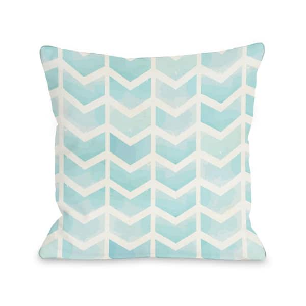 aqua decorative pillows