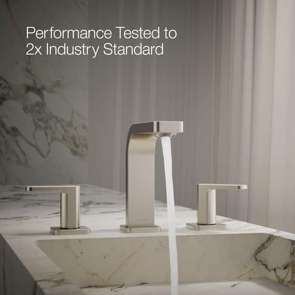 KOHLER Parallel 8 in. Widespread 2-Handle Bathroom Faucet in