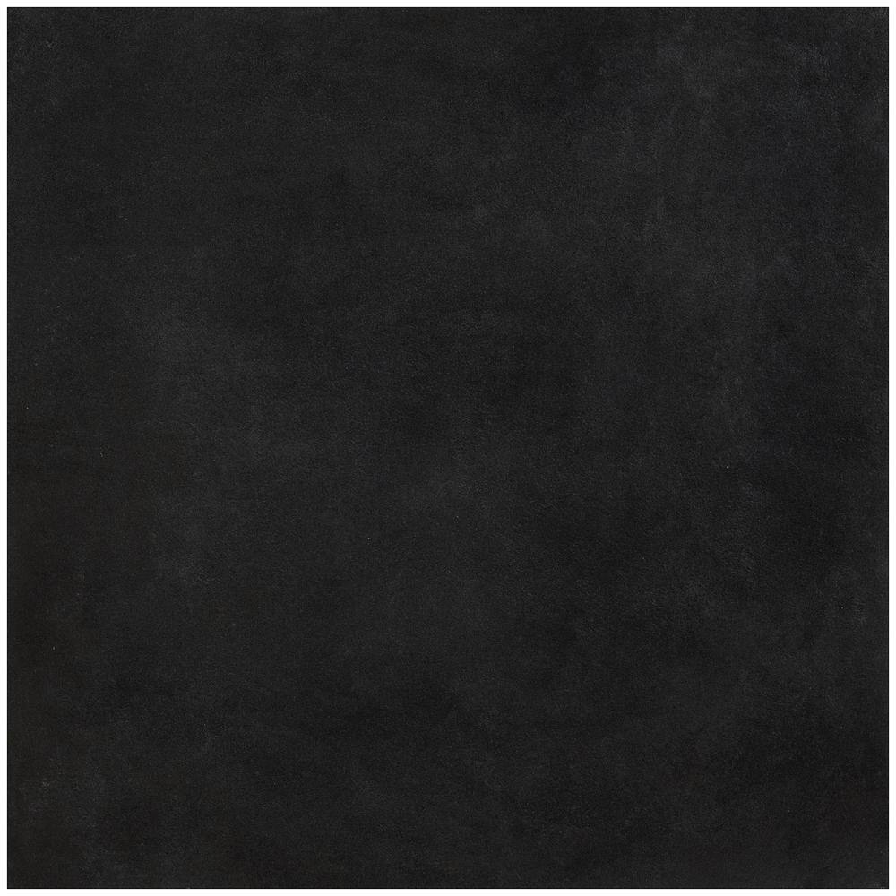 Vocal 24'' x 24'' Matte Black Porcelain Floor and Wall Tile