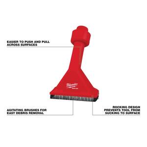 AIR-TIP 1-1/4 in. - 2-1/2 in. Utility Nozzle and 2-In-1 Utility Brush Attachment Kit for Wet/Dry Shop Vacuums (2-Piece)