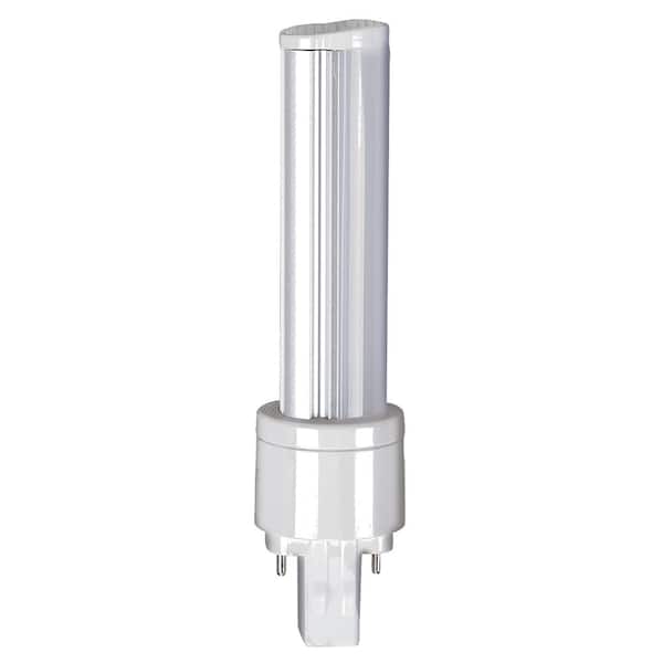 HALCO LIGHTING TECHNOLOGIES 13-Watt Equivalent 6-Watt CFLNI LED Horizontal Hybrid Light Bulb GX23 2-Pin PL Daylight 5000K 81163