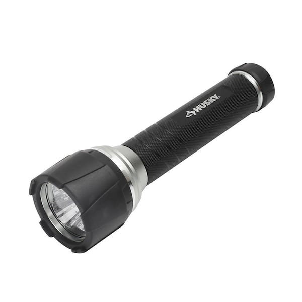NEW SEALED Silver Handheld Portable Small LED Flashlight with Carry Strap