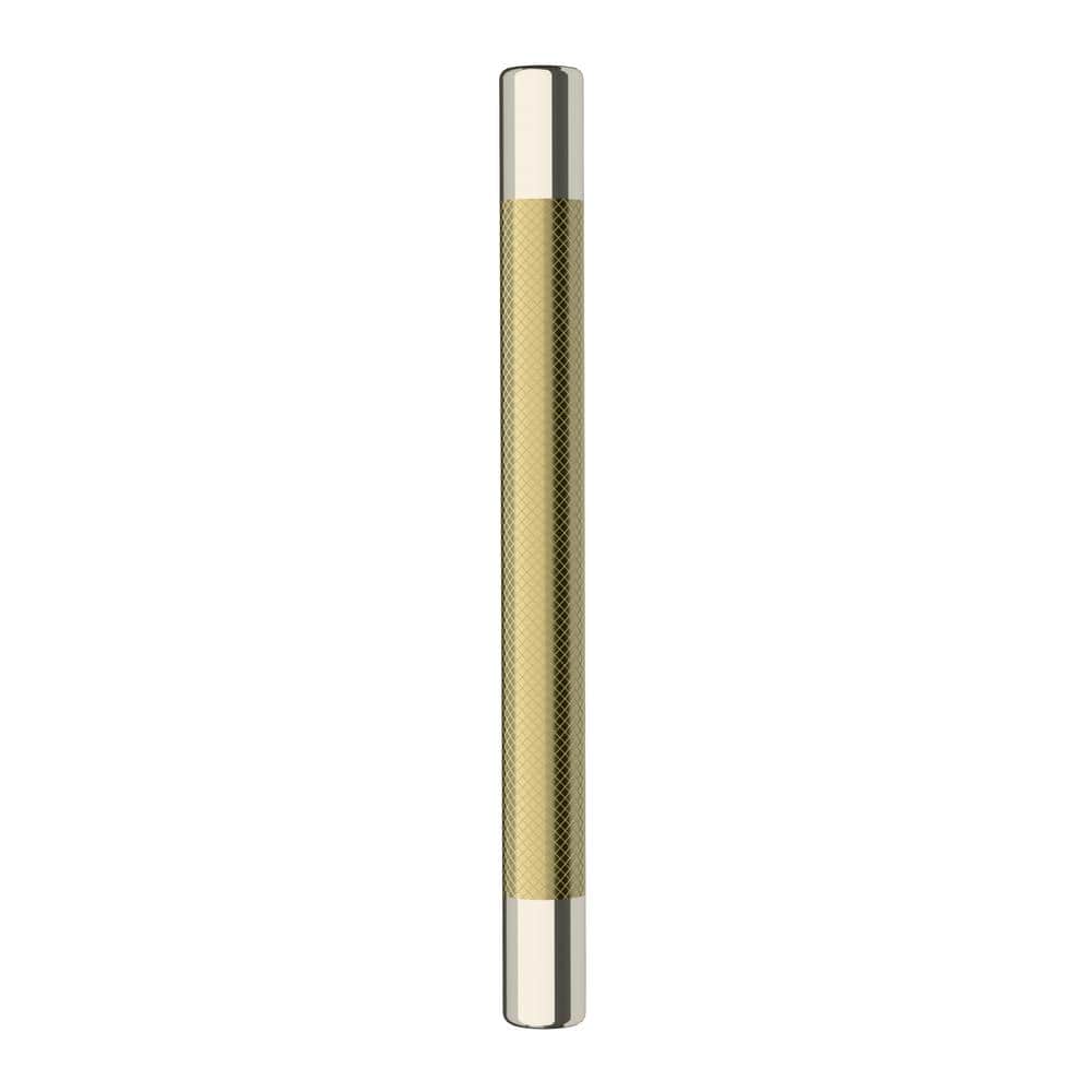 Polished Nickel and Golden Champagne Bar Cabinet Pull