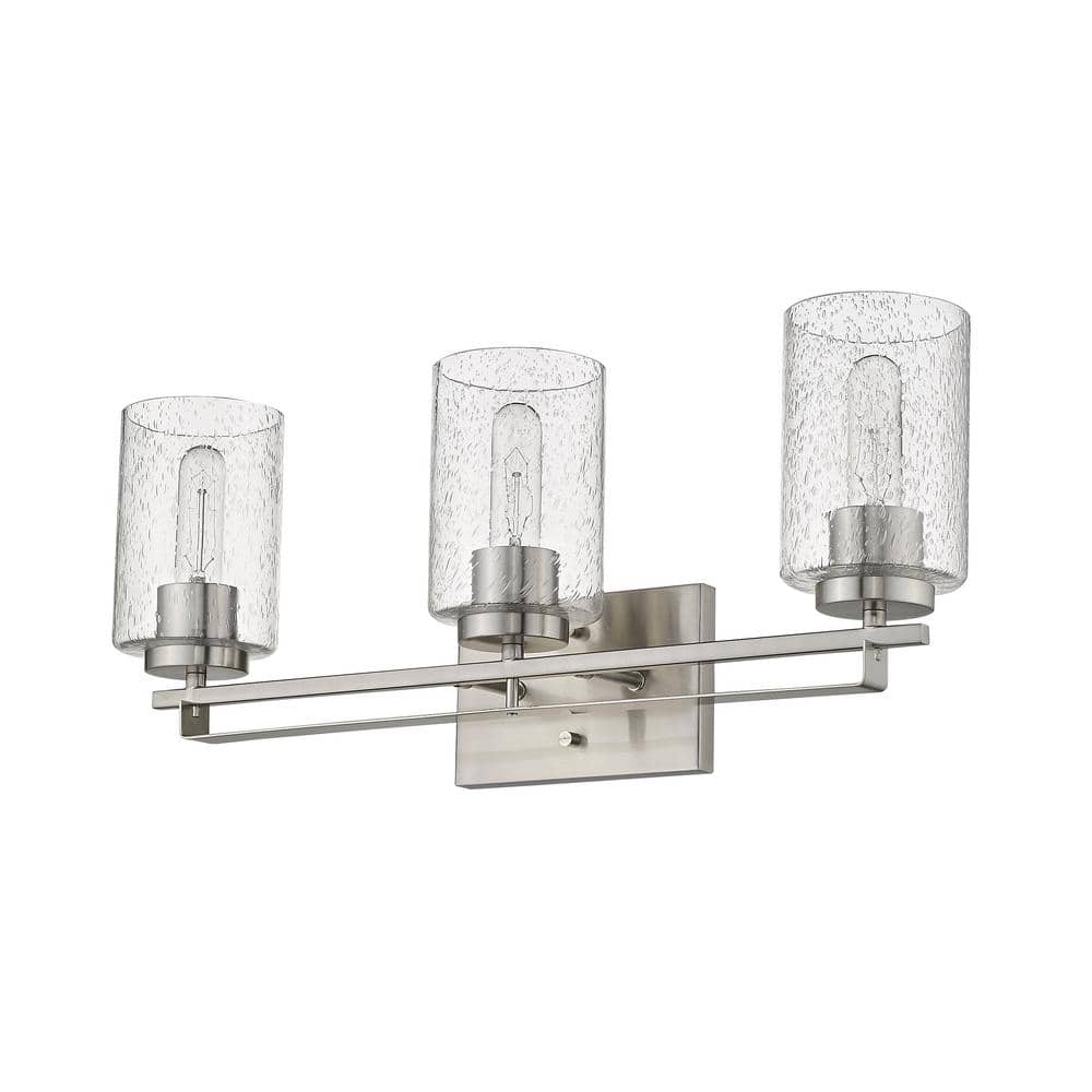 Orella 24 in. 3-Light Satin Nickel Vanity Light price history on PriceWatchPro