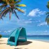 Wakeman Outdoors Turquoise Pop Up Beach Tent Sun Shelter with Carry Bag HW4700064