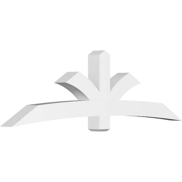 Ekena Millwork Davenport 96 in. W x 28 in. H x 6 in. D Signature Polyurethane Bracket