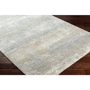 Salvail Gray/Blue 2 ft. x 3 ft. Striped Indoor Area Rug