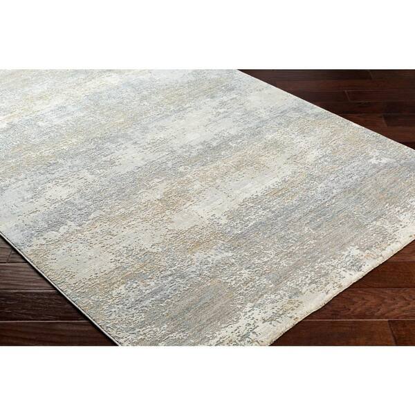 Salvail Gray/Blue 3 ft. x 7 ft. Striped Indoor Runner Area Rug