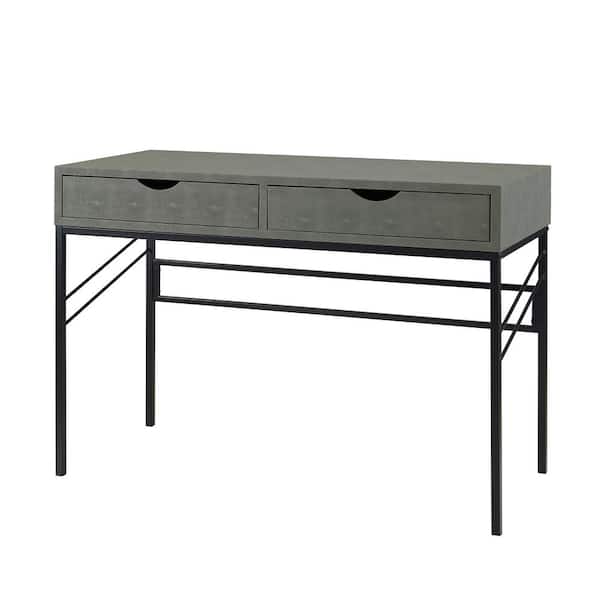 Walker Edison Furniture Company 44 in. Rectangular Grey Faux