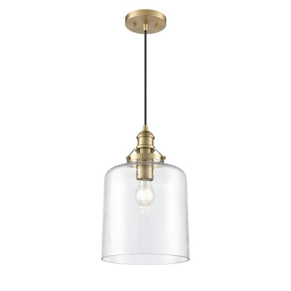 Khrisa 10 in. Wide 1-Light Pendant-Vintage Brass