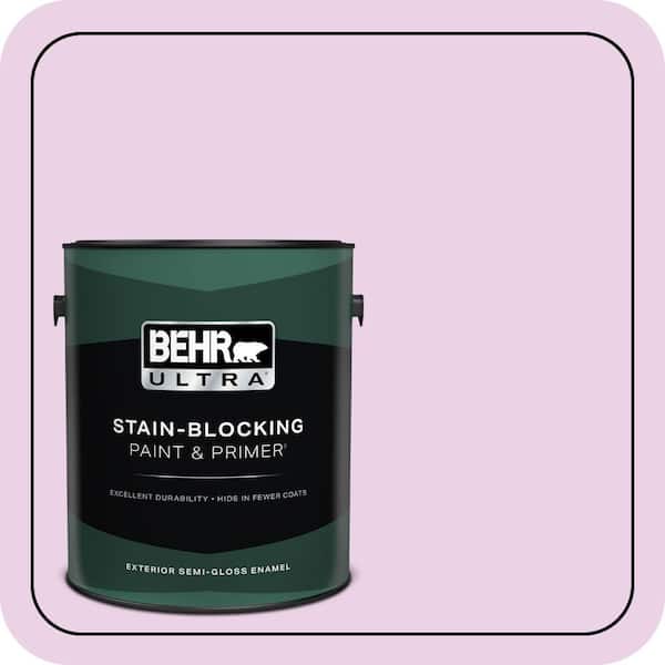 BEHR ULTRA 1 gal. #670A-2 Champagne Elegance Semi-Gloss Enamel Exterior Paint & Primer