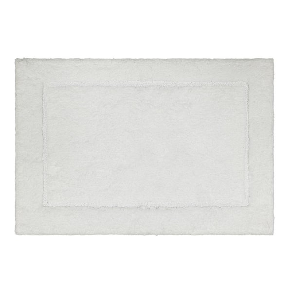 Mohawk Home Regency White 21 in. x 34 in. White Cotton Machine Washable Bath Mat