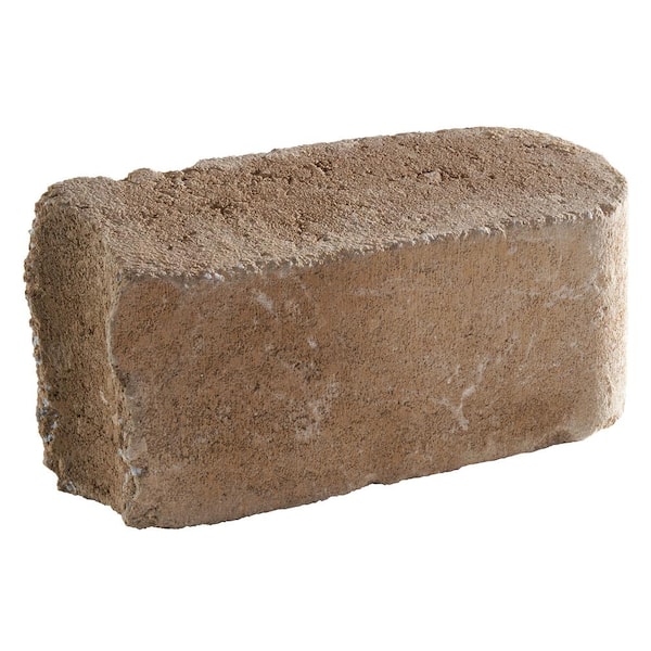 Pavestone RumbleStone 10.5 in. x 3.5 in. x 5.25 in. Cafe Concrete Edger (144 Pcs. / 125 Lin. ft. / Pallet)