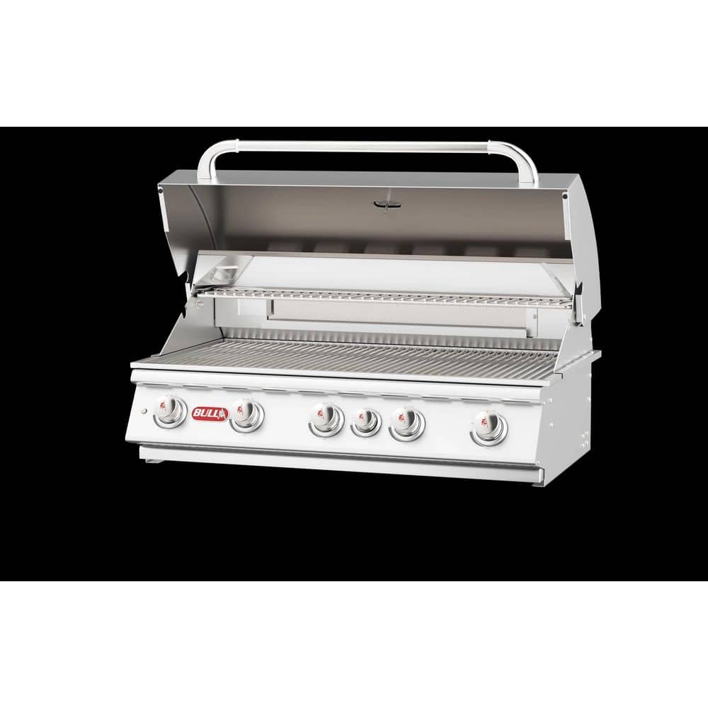 Brahma Series 5-Burner Built-In Liquid Propane Grill 38 in. Stainless Steel with Outdoor Kitchen Components