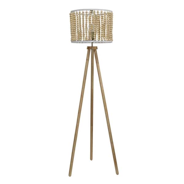 Taoi Fxio Modern Minimalist 59 in. Brown Brillo Tripod 3-Leg Floor