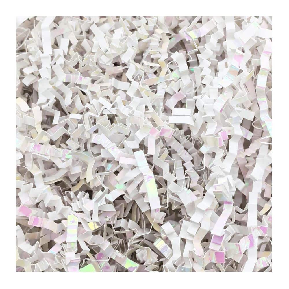 1/2 lb. Crinkle Cut White Paper Grass Gift Box Filler for Easter Wedding Shipping Decorations 10 L x 0.12 W price history on PriceWatchPro
