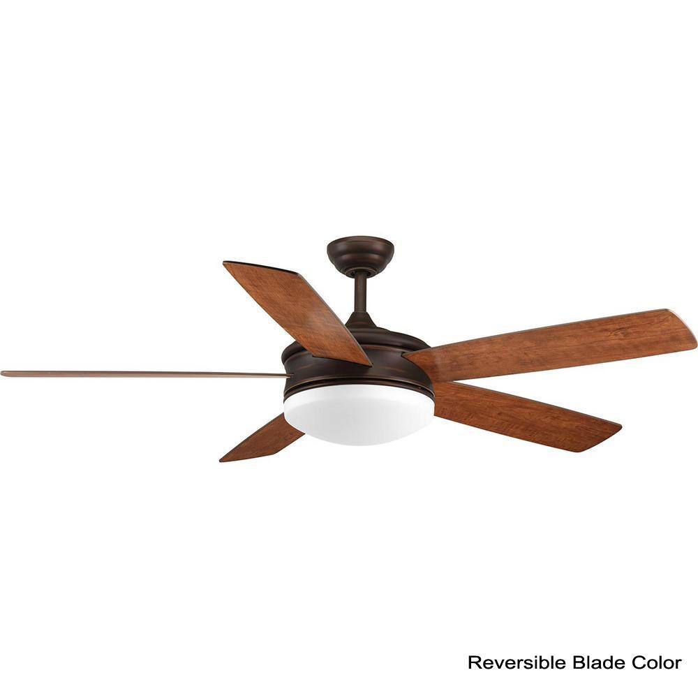 Fresno 60" Antique Bronze Ceiling Fan with LED Light and Remote