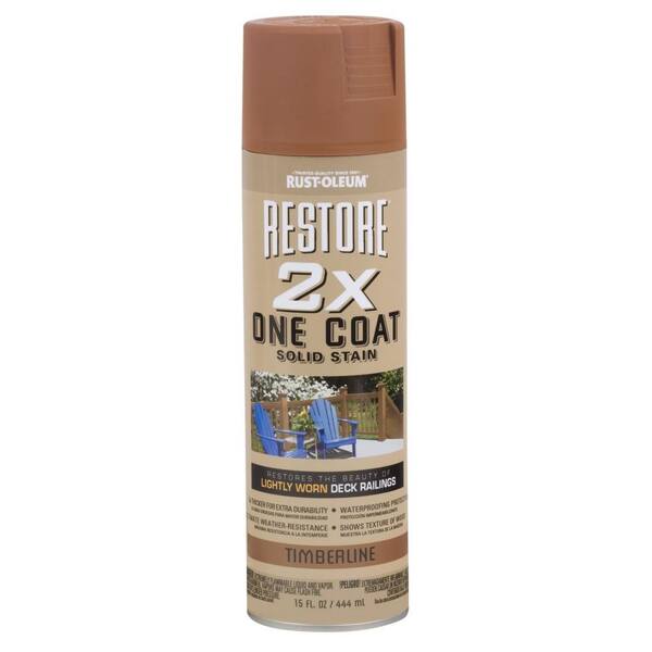 Rust-Oleum Restore 15 oz. 2X One Coat Timberline Solid Stain Spray (Case of 6)