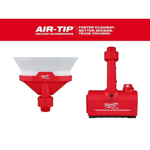 AIR-TIP 1-1/4 in. to 2-1/2 in. Dust Collector and M12 AIR-TIP Wet/Dry Shop Vacuum Utility Nozzle Attachments