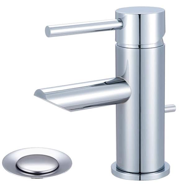 Pioneer Faucets Motegi Single Hole Single-Handle Bathroom Faucet in Polished Chrome