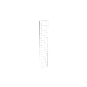 60 in. H x 12 in. W White Metal Grid Wall Panel Set (3-Pack)