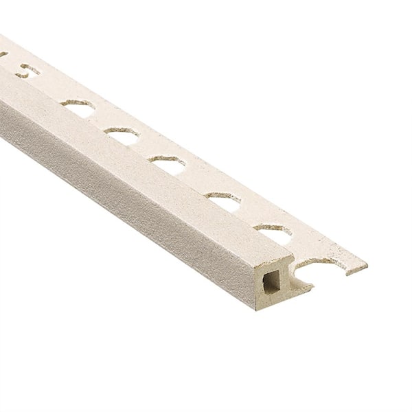 EMAC Novolistel Maxi Grey 1/2 in. x 98-1/2 in. Composite Tile Edging Trim
