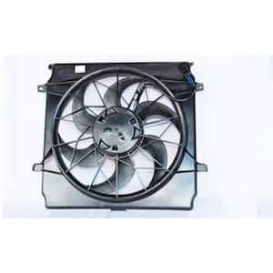 Dual Radiator and Condenser Fan Assembly 2005 Jeep Liberty 2.4L