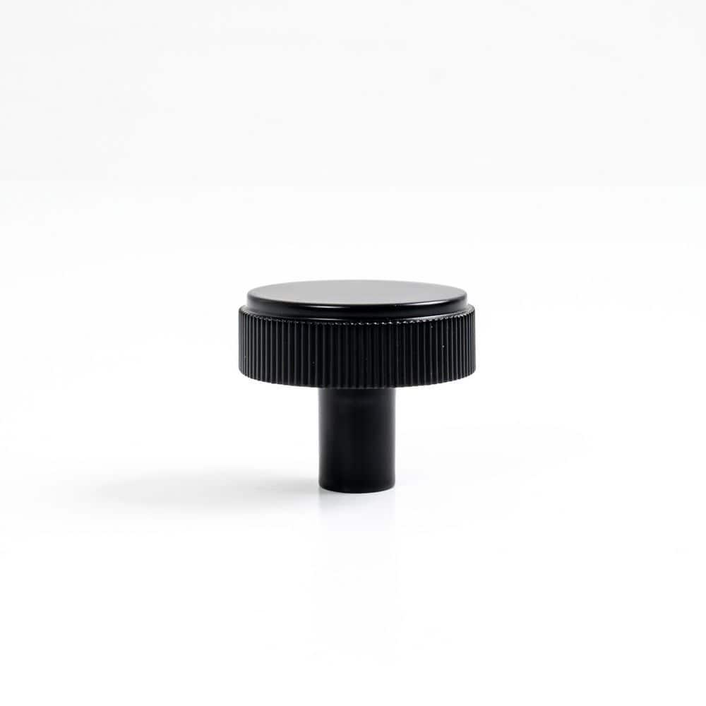 Alton Cabinet 0.98 in. Matte Round Black Knob 1-Pack price history on PriceWatchPro