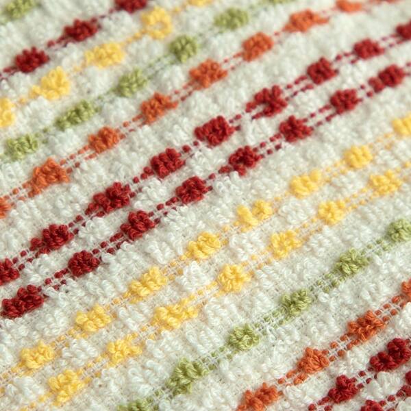 RITZ Fall Multicolor Pebble Cotton Terry Bar Mop Dish Cloth