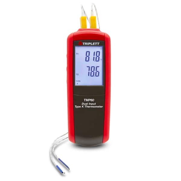 TRIPLETT Dual Input Type K/J Thermometer
