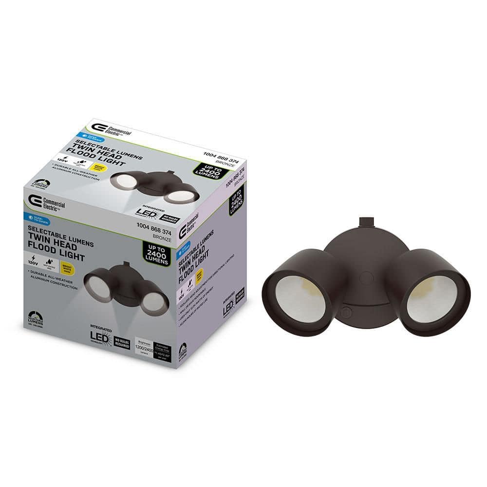 Commercial Electric Dusk to Dawn Sensor Bronze Exterior Outdoor
