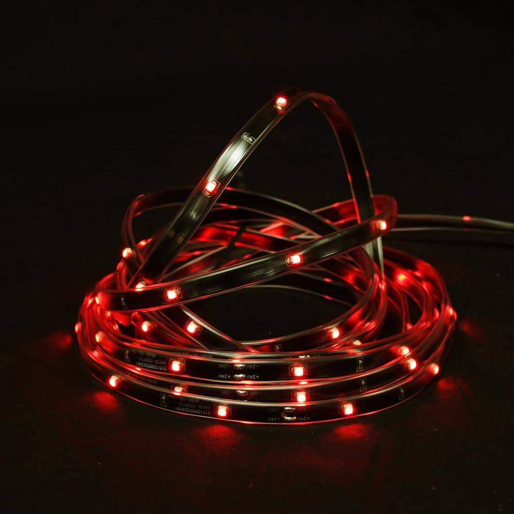 red christmas rope lights outdoor