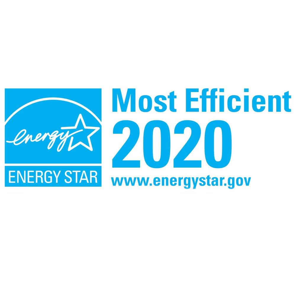 White Energy Star Certified Bathroom Exhaust Fan with LED Light