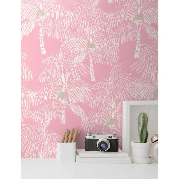 Tropical Flamingo Deluxe Magnetic Wallpaper