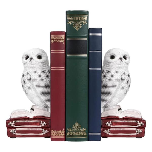 White Owl Resin Bookend