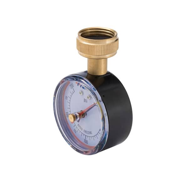 3/4 in. Plastic Water Pressure Test Gauge
